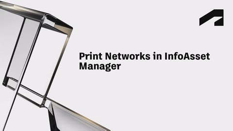 Print networks in InfoAsset Manager | Autodesk