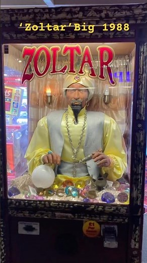 ‘Zoltar’ from the 1988 Movie ‘Big’ starring Tom Hanks.