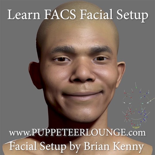 Learn realistic FACS "Facial Action Coding System" based Facial Setup at Puppeteer Lounge! https://puppeteerlounge.com/workshops/rigging-workshop/ | Puppeteer Lounge