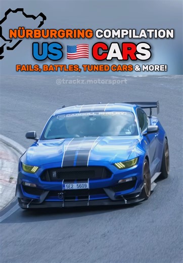 American Muscle Cars Compilation at the Nürburgring