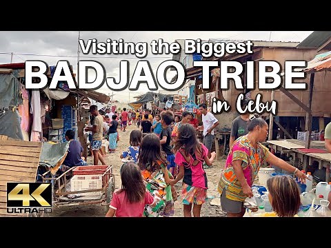 The BIGGEST Indigenous Badjao Tribe in CEBU Philippines [4K]