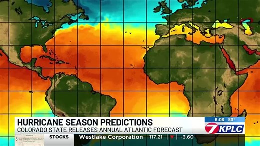 Colorado State University releases annual hurricane forecast; 7Stormteam weighs in