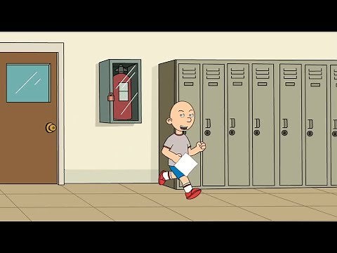 Classic Caillou Cuts School And Gets Grounded