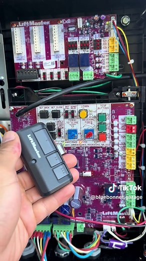 Ever wonder how to program a new remote to a Liftmaster gate opener? Watch to see how! #bluebonnetgaragedoorandgateservices #DFW #homeservice