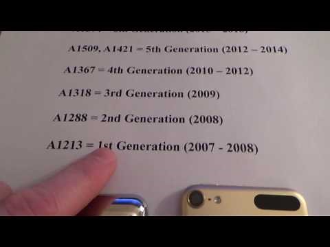 How to identify your Apple iPod Touch model