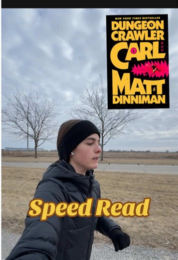 Today’s 5 miles easy run called for a speed read, I think this or my first formal speed read since starting this half marathon training block. Have you ever read dungeon crawler Carl?