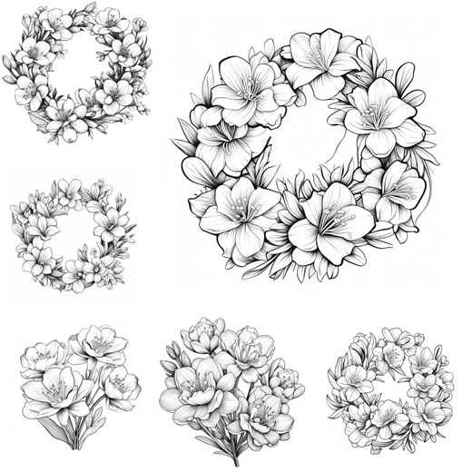 Flowers PNG | 50 Freesia Flowers Png | Floral PNG | Wildflowers PNG | Doodle Flowers | Flowers Clip Art | Line Drawing | Floral Png Bundle - Etsy