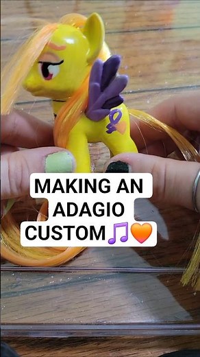 Making an Adagio Dazzle Custom Dazzlings #mylittlepony #mlps