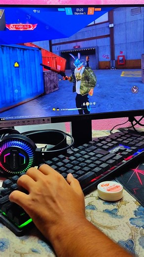 Fire Gaming Keyboard | ⌨️🖱️📱 Mix Pro Geek Gamer #freefire#mixpro#geekgamer#keyboardmouse