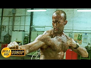 Jason Statham fights in fuel oil with Darren Betancourt's mercenaries / The Transporter (2002)