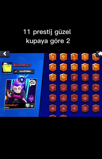 Hesap puanlama bs isteyen yorumlara❤️ #brawlstars #trend #viralvideo