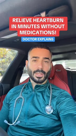 3 ways to relieve heartburn without medications 👇 • Chew gum – boosts saliva, which helps neutralize acid and wash it back down. It also lightly stimulates your stomach and intestines to move, helping clear out food faster. • Diaphragmatic breathing – deep belly breathing reduces pressure in your abdomen and strengthens the muscle that keeps acid from rising. • Walk after a meal – helps your stomach and intestines move food along more efficiently, reducing the chance of acid backing up. #heartb