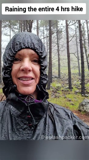 Precious hike in the mountains of the Canary Islands #grancanaria #hiking #raining
