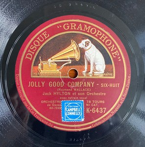 Jack Hylton Et Son Orchestre - I'm Sitting At A Table Laid For Two / Jolly Good Company