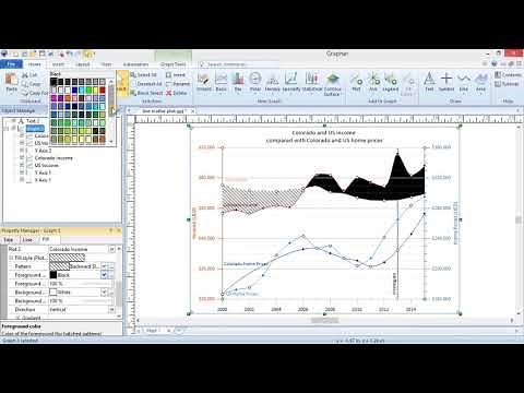 Grapher: How to Add Fill Between Plots