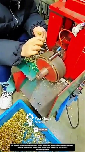 Automatic Metal Ring and Pin Forming Machine for Small Hardware Production