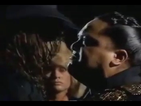 The Undertaker challenges WWF Champion Yokozuna