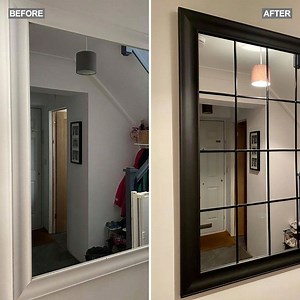See how this savvy DIY-er created this stunning window mirror for just £10!