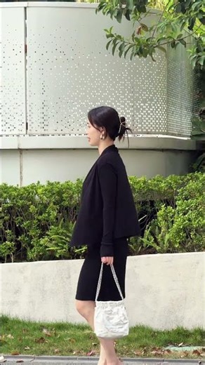 A black outfit is just too slimming#The most frequently worn items in summer#Summer outfit
