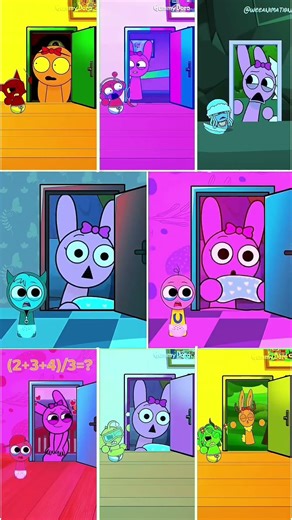 SPRUNKI Incredibox - Coffin Dance Song(COVER) Tiles hop step 💥⚡😍 #sprunki #sonic #shorts #trending