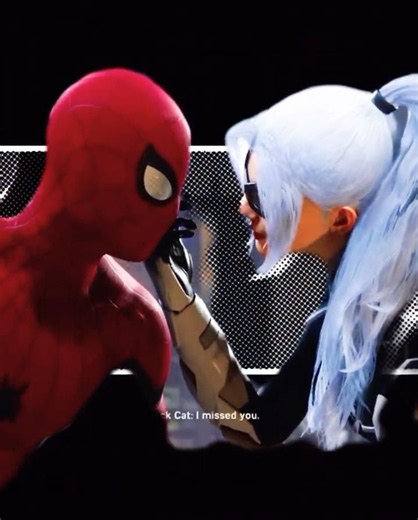 Who’s is best for Spiderman | Black cat or MJ? 😍❤️ #pcgaming #playstation #xbox #edit #gameplay