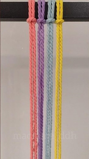 Macrame Knot Pattern Tutorial 🪢 | Easy & Useful Technique