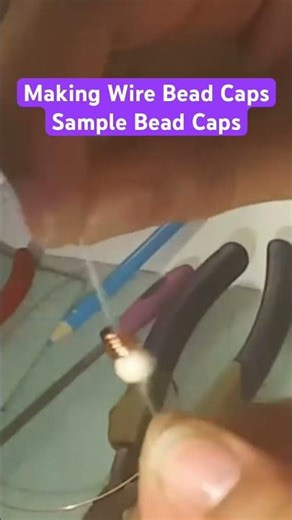 Making Wire Bead Caps - Samples#diyjewelry #jewelry #beadingtutorials #formyjewelrylovers