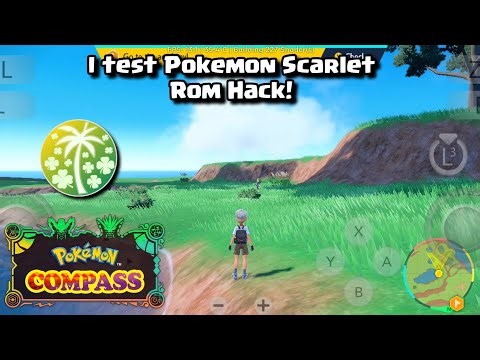 Pokemon Scarlet Compass Mod Tested on Eden Emulator Android Rom Hack