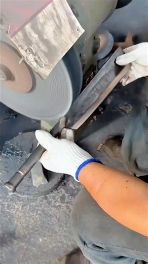 Sharpening a Knife Blade Using a Bench Grinder