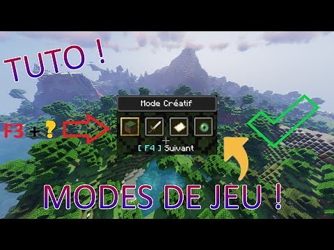 COMMENT CHANGER DE MODE DE JEU TRÈS RAPIDEMENT SUR MINECRAFT ? (1.16 +)
