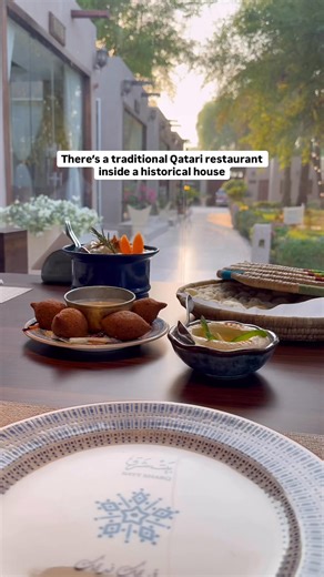 Looking for authentic Qatari food? 🇶🇦 Head to Bayt Sharq, a Qatari restaurant inside the beautifully restored 100-year-old Al Khulaifi House It’s serving up traditional dishes in a stunning courtyard setting — and there’s even a little museum inside that’s got cool vintage finds. #dohaqatar #QatarFood #QatariCuisine #ThingsToDoInDoha #VisitQatar | Time Out Doha