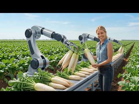 How Daikon Radish Got Millionaire In Farming Process | Radish Farming From Seed to Harvest