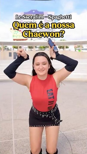 Who is our Chaewon in 'SPAGHETTI' by LE SSERAFIM? #kpop #spaghetti #lesserafim