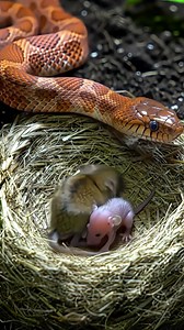 Intense Snake vs Mouse Encounter🔥 #SnakeVsMouse #WildlifePhotography #NatureInAction #PredatorVsPrey #CornSnake #reels | Marsmetech