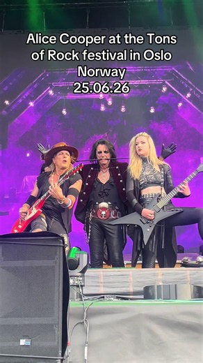 Alice Cooper Tons of Rock Oslo 25.06.26 – Poison live highlights