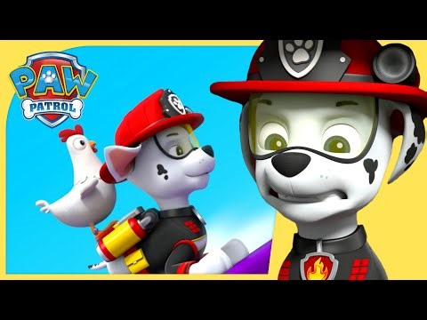 Over 1 Hour of the Best Marshall Rescues! 🔥| PAW Patrol Compilation | Cartoons for Kids