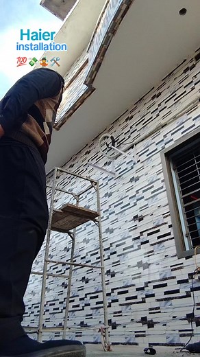 #foryou #haier #acwork #installation #HVCR #🤹🛠️