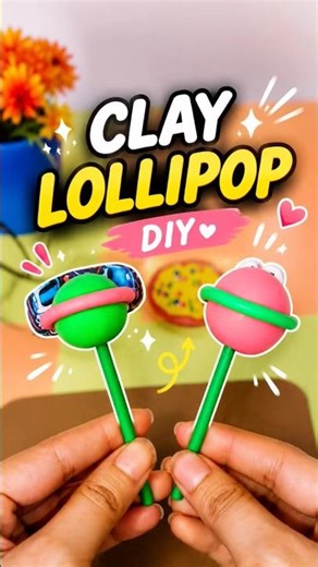 Clay lolipop #clayart #miniature #diy #shorts #claycraft#youtubeshorts #ASMR