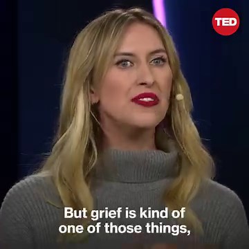 "We need to remember that a grieving person is going to laugh again and smile again. If they're lucky, they'll even find love again. But yes, absolutely, they're going to move forward. But that doesn't mean that they've moved on." Watch Nora McInerny's moving TED Talk here: http://t.ted.com/9D9NMtu | TED