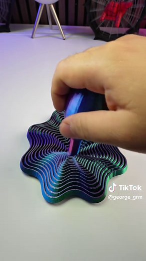 3D Printed Flower Fidget Toy Design