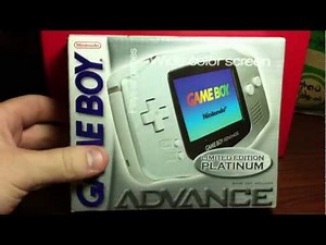 [Unboxing #37] Nintendo Game Boy Advance (GBA) - Limited Edition Platinum