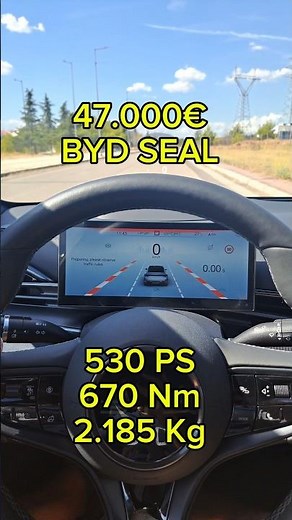 BYD SEAL 530 PS: Official VS Real 0-100 km/h 🏁 #byd #bydseal