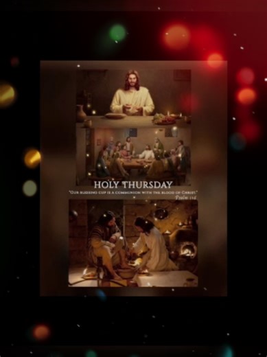 Last Supper || Holy week ✝️😇 #fouryou #godbless #blessed #holyweek #lentseason✝️