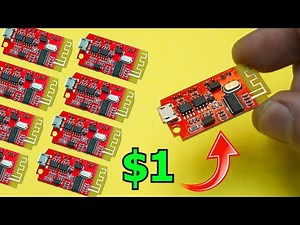 Miniature Bluetooth Receiver Amplifier Board DC 3.7-5V 5W+5W