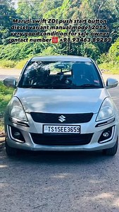 4.5K views · 182 reactions | Maruti swift ZDI push start button diesel variant manual model 2015 very good condition for sale Owner contact number ☎️‪+91 93463 89283‬ | Mohd Mujeed Bhai | Facebook