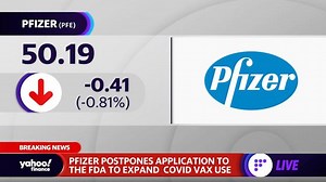 Pfizer postpones application to the FDA to expand COVID vax use