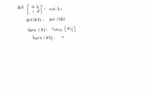 For the matrices 𝐀 and 𝐁 in Prob. 19, show that (1) the characteristic roots of 𝐀 𝐁 are real, (2) the roots of |A-λB|=0 are real. This illustrates Theorem 12.2.11. | Numerade