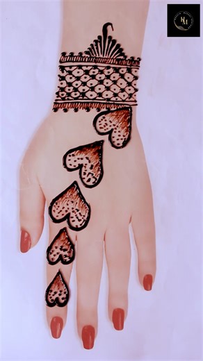 New beautiful heart ❤️ mehndi design |mehndi ka design #mehndi #hennadesign #henna #heart