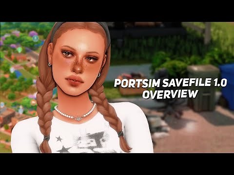 the most realistic save i've ever seen *culture, drama, etc..* | portsim savefile 1.0 | the sims 4