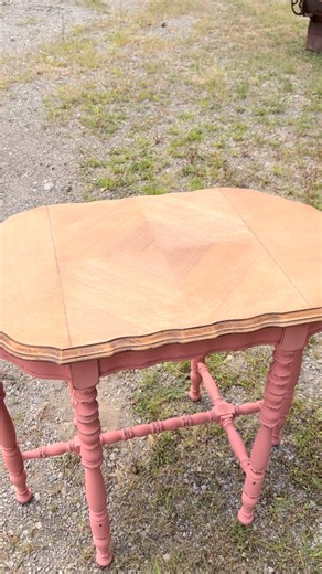 This little girl didn’t last long🍑🤎 No soon painted up with a wood bleached top and a finish of polyurethane she flew out the door this afternoon to her new home. Thanks so much for all the hard work girls and to the treasure hunters who saw her beauty🥰 . #refresh #renew #freshfind #marshallsantiquewarehouse #cantonohio #marshalllandco #northeastohio #teameffort #vintage #paintlife | Marshall's Antique Warehouse